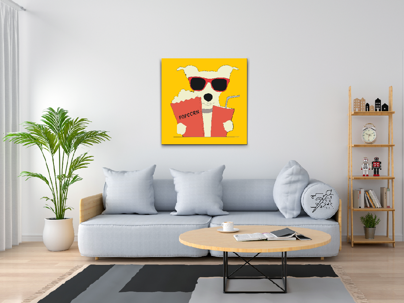Paint by number - Popcorn Dog