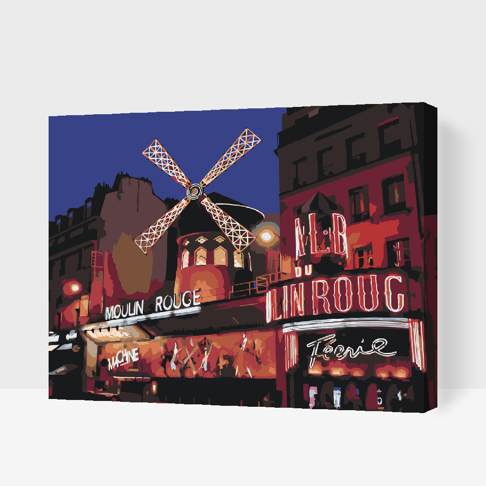 Paint by number - Moulin Rouge