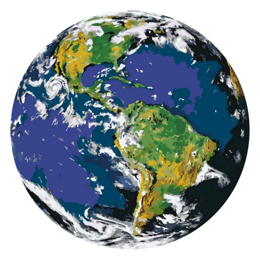 Paint by number - Planeten Jorden