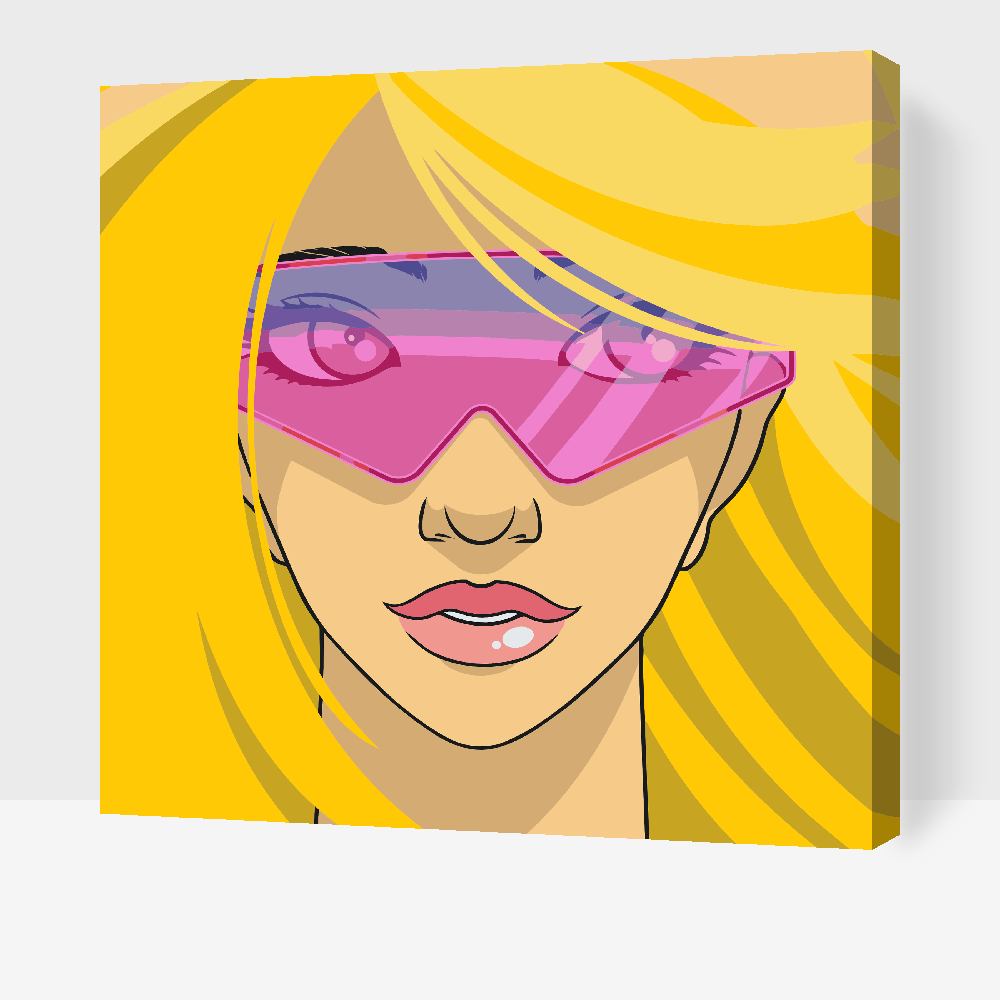 Paint by number - Charmerende blondine