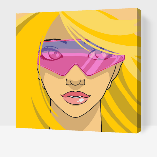 Paint by number - Charmerende blondine