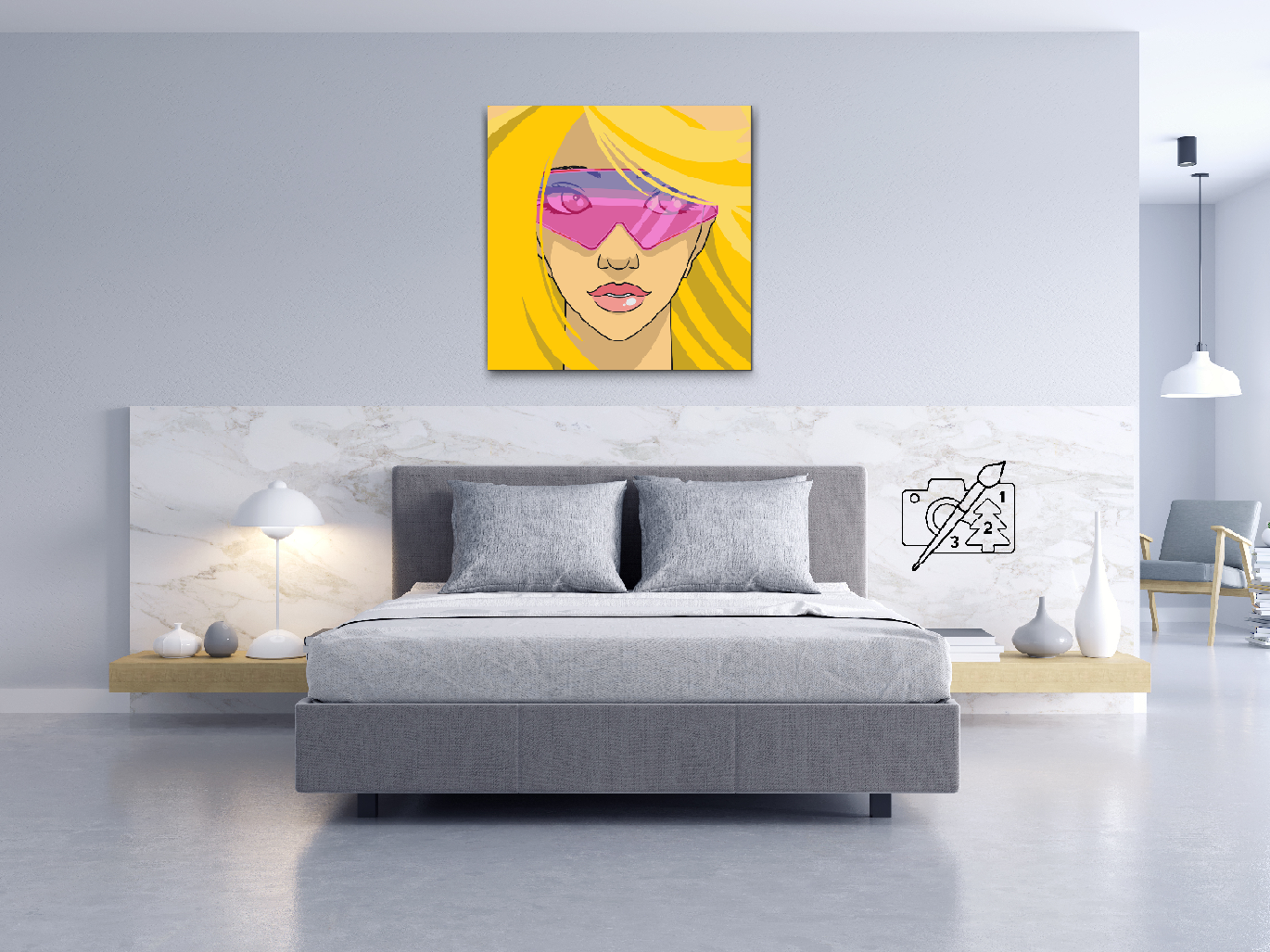 Paint by number - Charmerende blondine