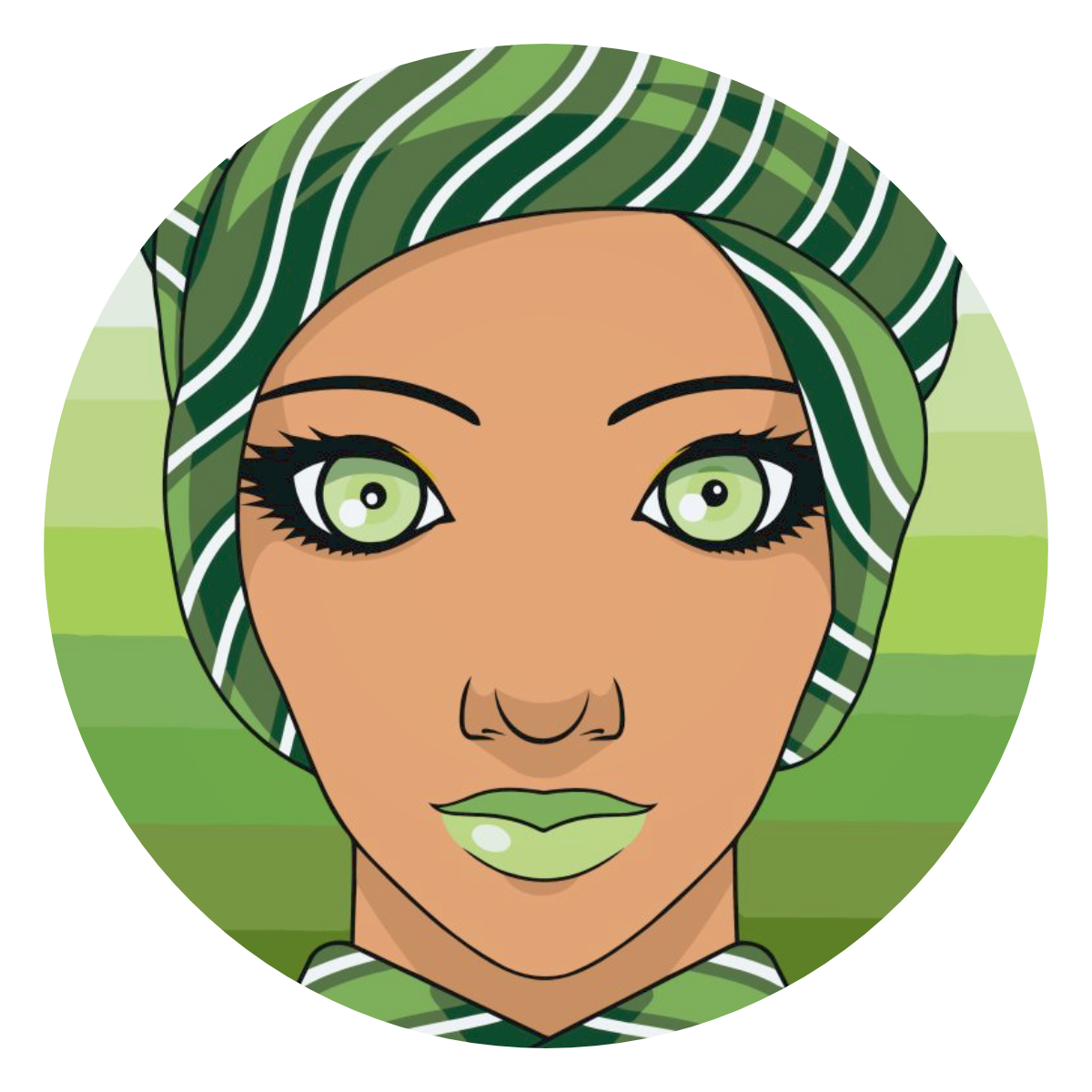 Paint by number - Kvinde med turban