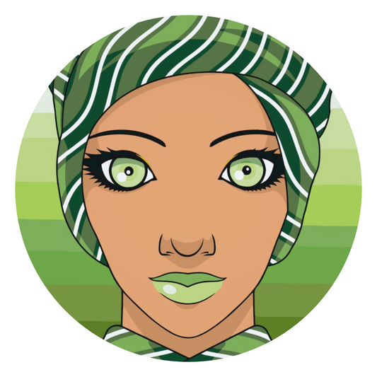 Paint by number - Kvinde med turban