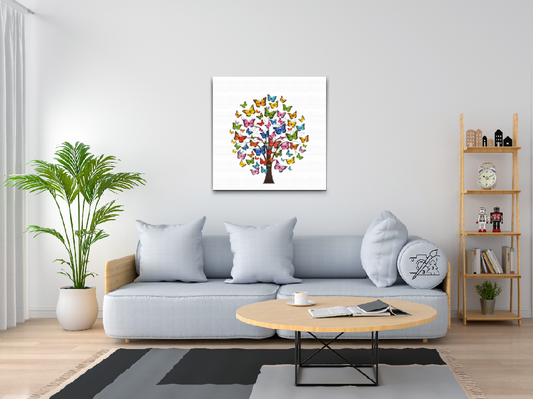 Diamond Paint - Sommerfugletræet