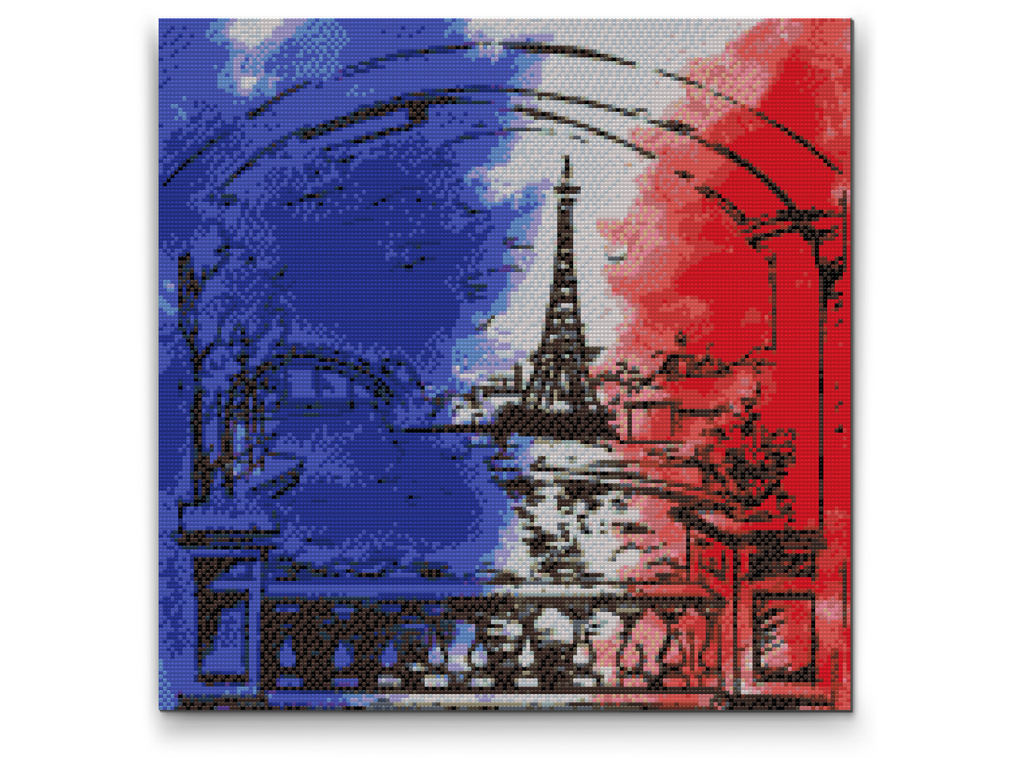 Diamond Paint - Paris i flagfarver