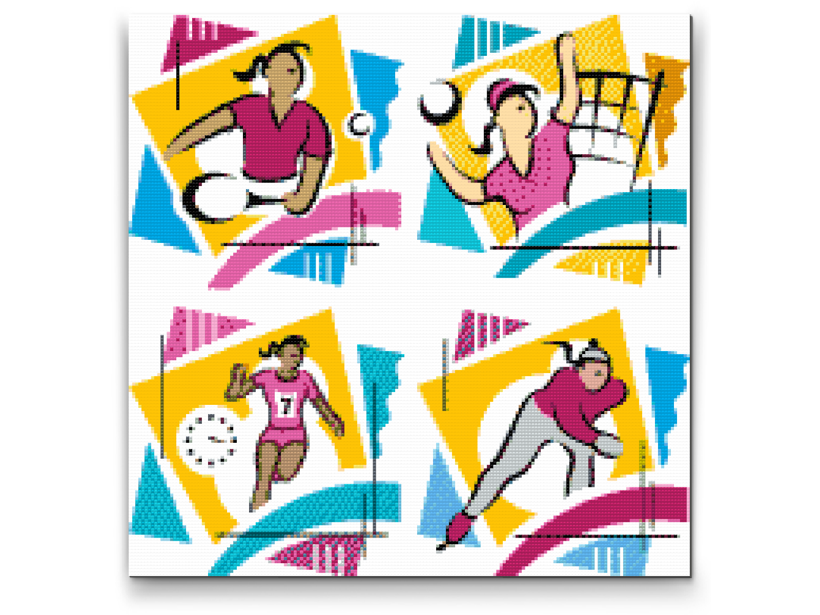 Diamond Paint - Mix af Sports 2