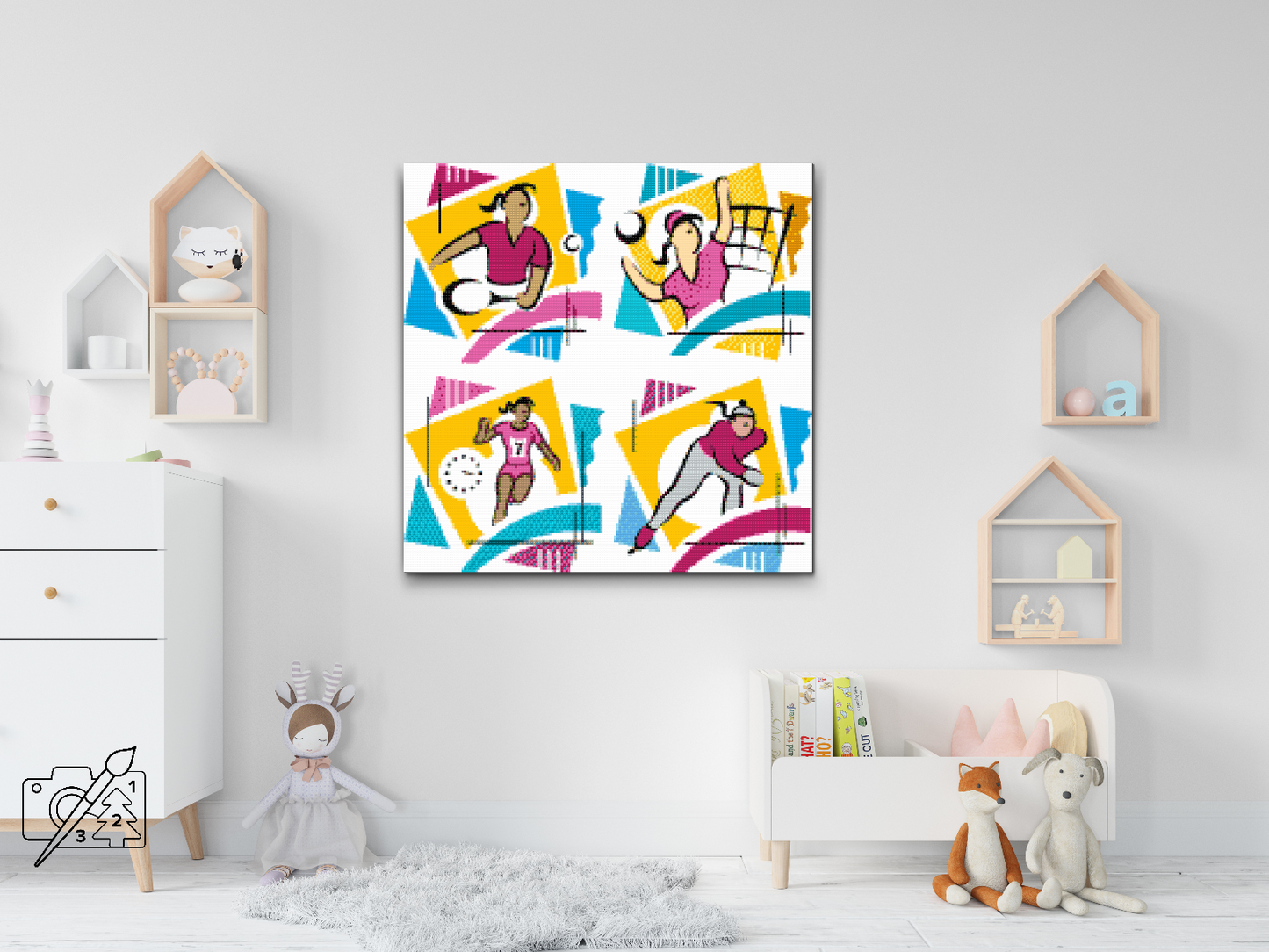 Diamond Paint - Mix af Sports 2
