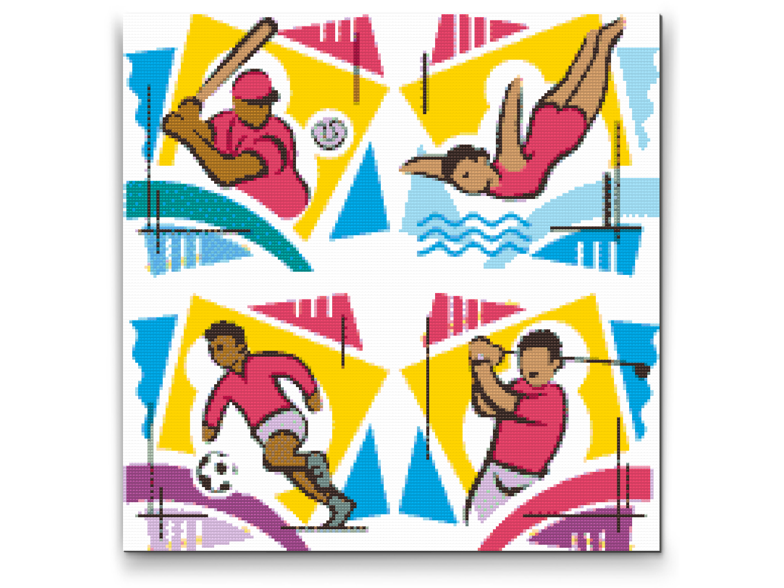 Diamond Paint - Mix af Sportsgrene 1