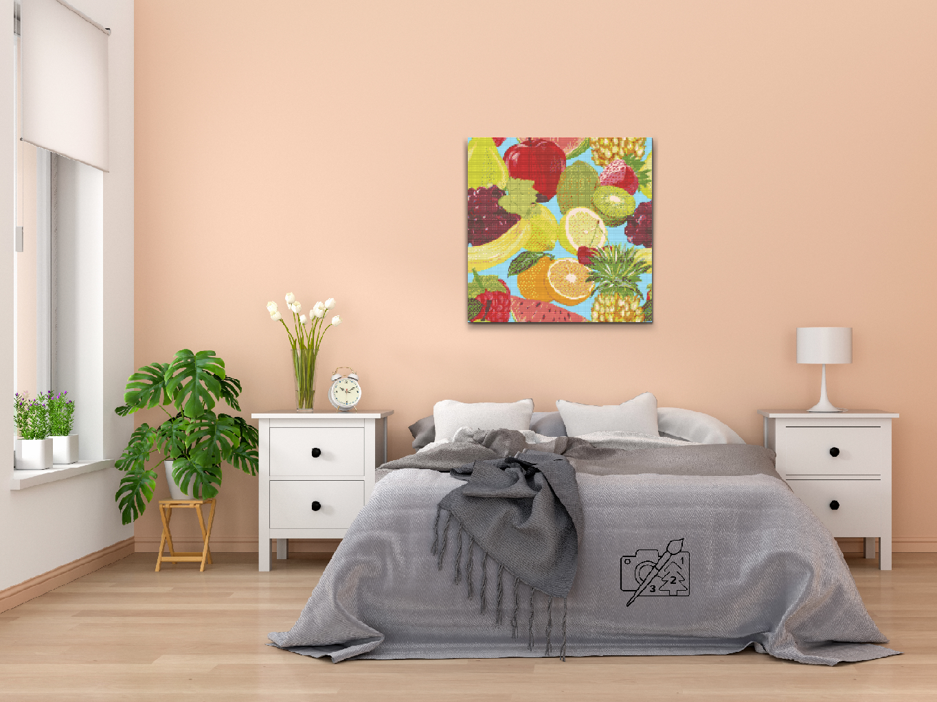 Diamond Paint - Frugter af alle slags