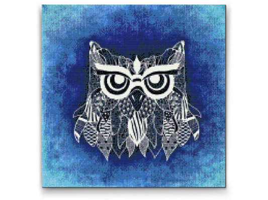 Diamond Paint - Illustration af en ugle