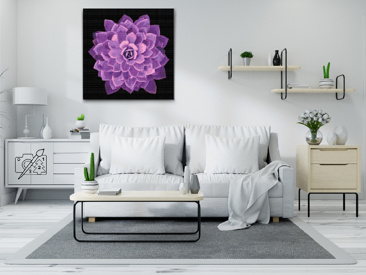 Diamond Paint - Lilla Mandala