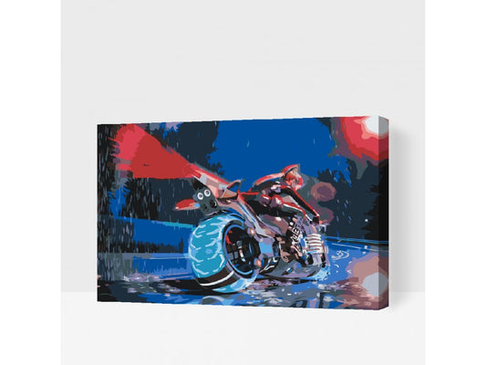 Paint by number - Kørsel i regnvejret