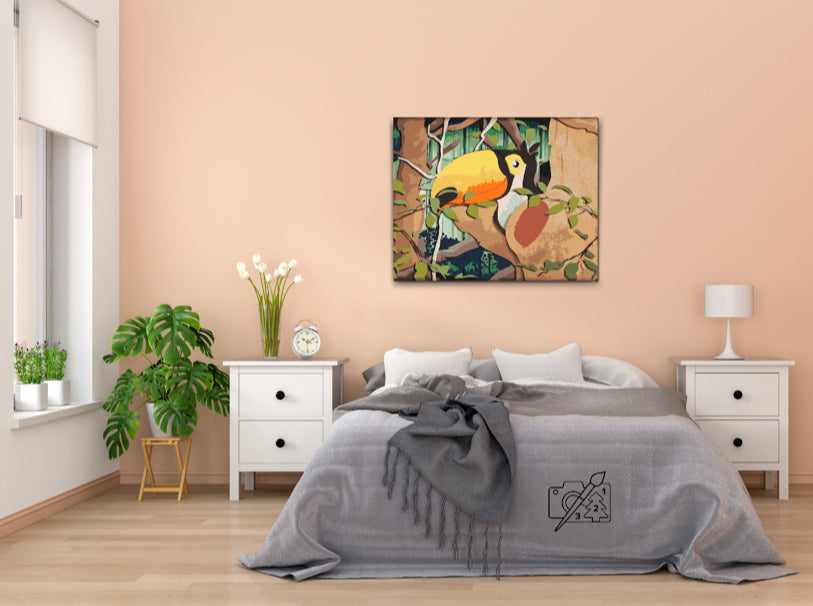 Paint by number - Tukan
