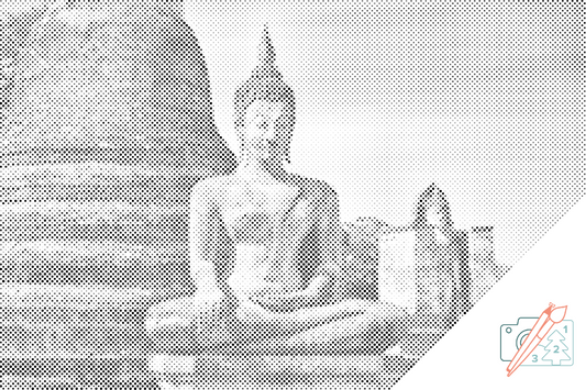 Dotting - Buddha-statue
