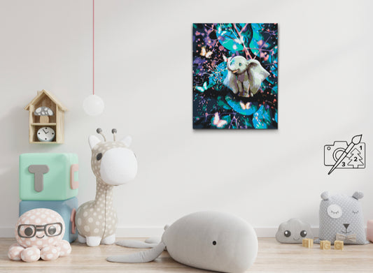 Paint by number - Elefanten i sommerfuglenes rige