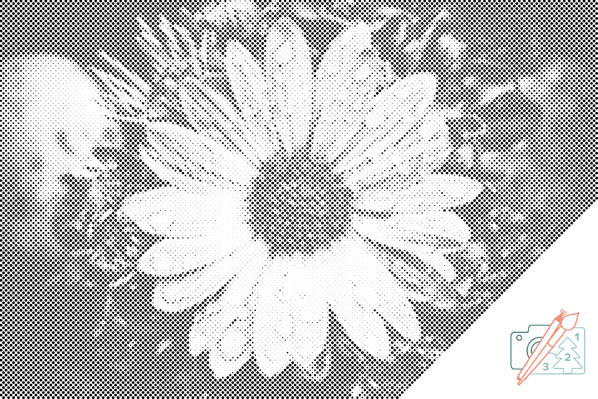 Dotting - Dråber på blomst