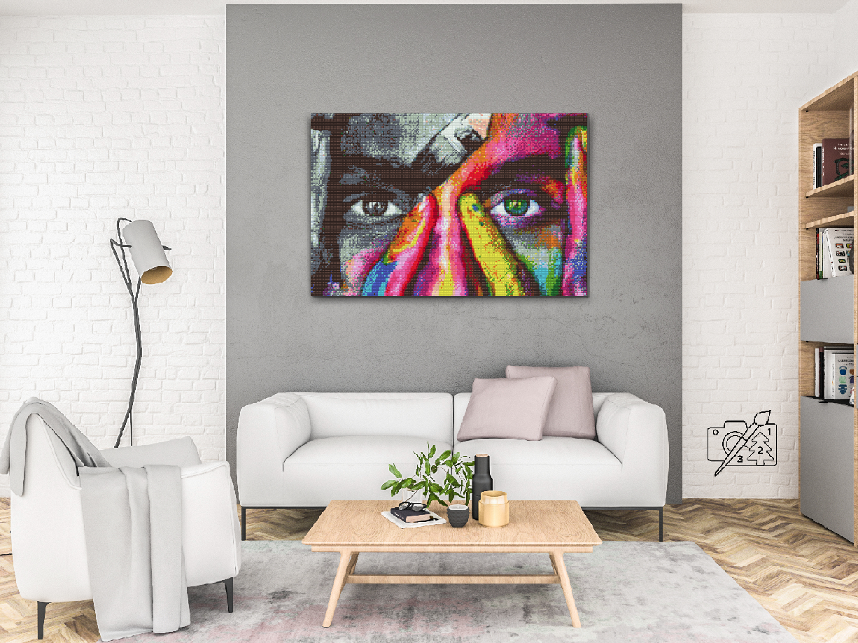 Diamond Paint - Kvinde med to ansigter