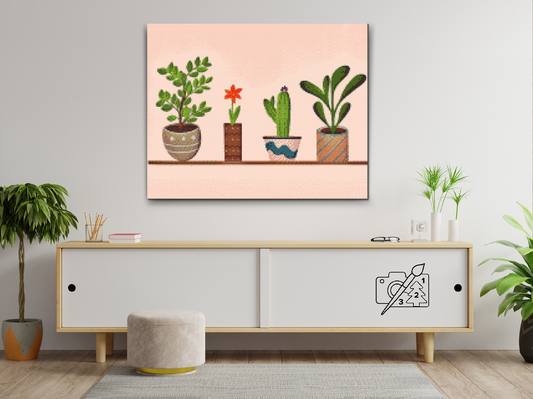 Diamond Paint - Rumblomster