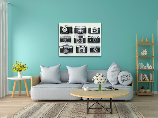 Diamond Paint - Gamle kameraer