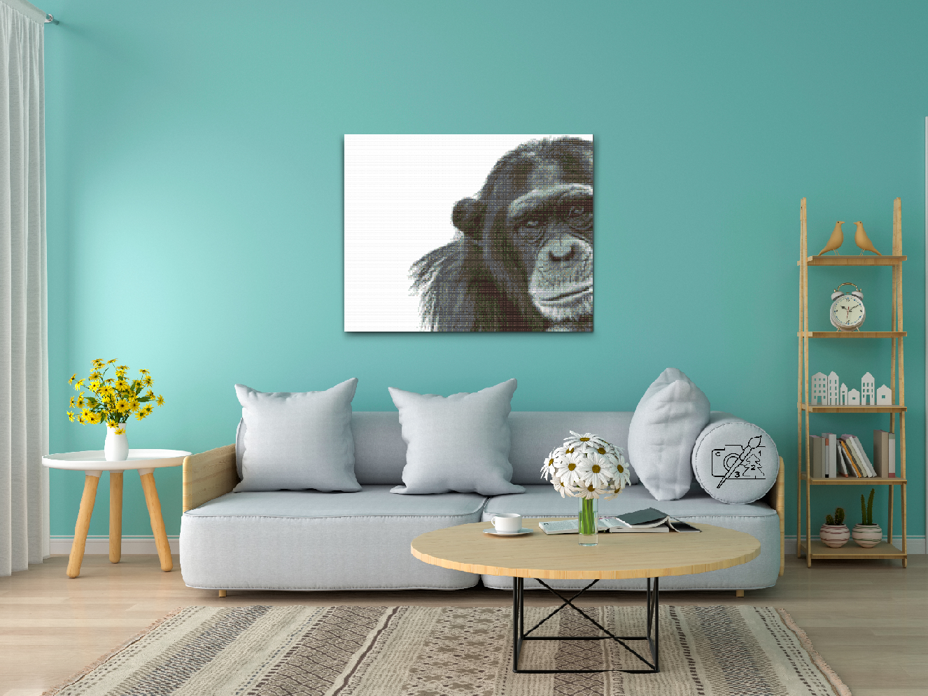 Diamond Paint - Chimpanse