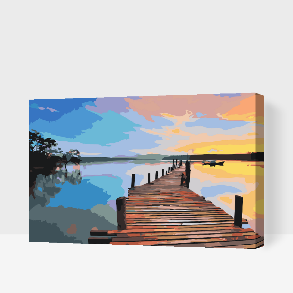 Paint by number - Solopgang