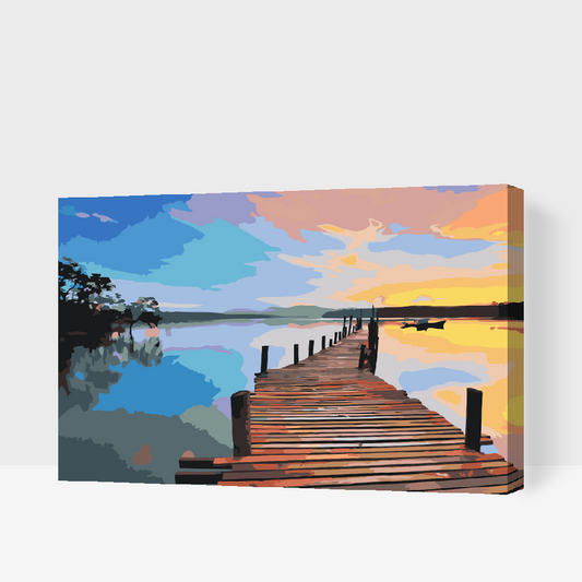 Paint by number - Solopgang