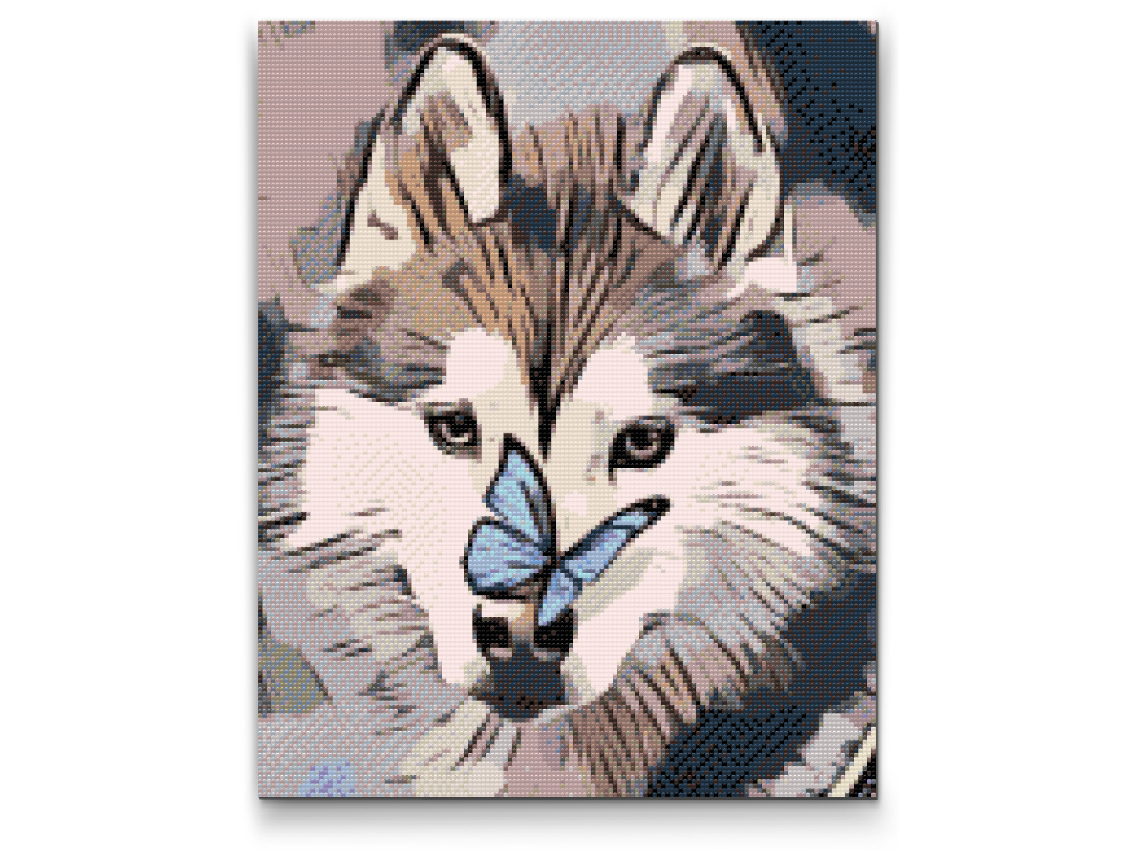 Diamond Paint - Sommerfugl og Husky