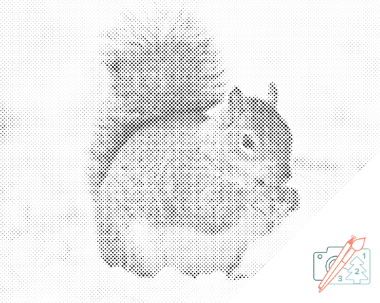 Dotting - Egern med en nød