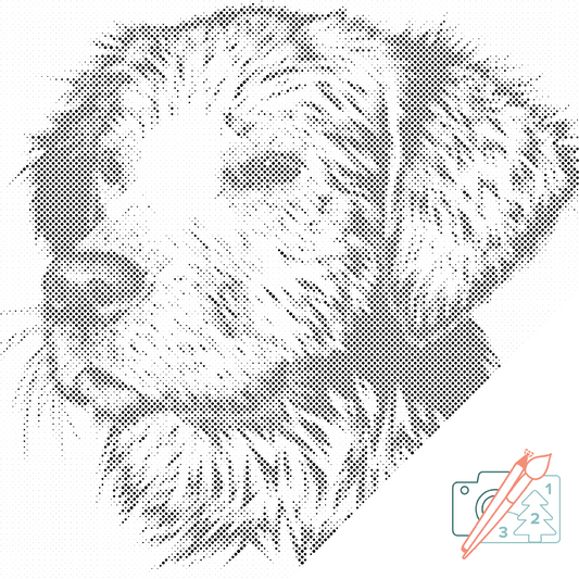 Dotting - Illustration af hund