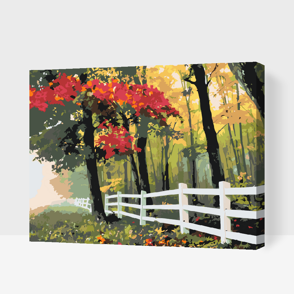 Paint by number - Efterårsmorgen