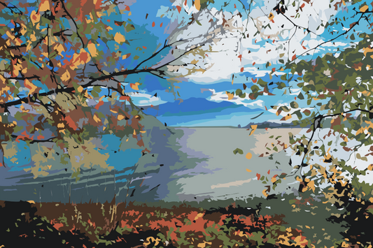 Paint by number - Chiemsee-søen