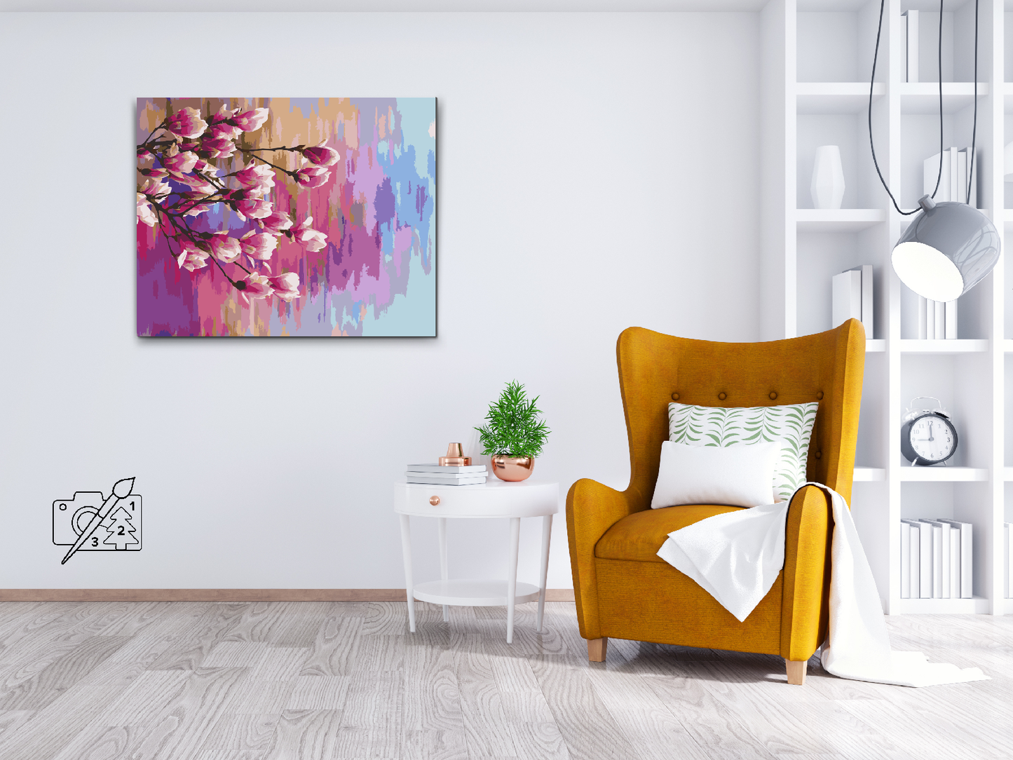 Paint by number - Regnbuemagnolia