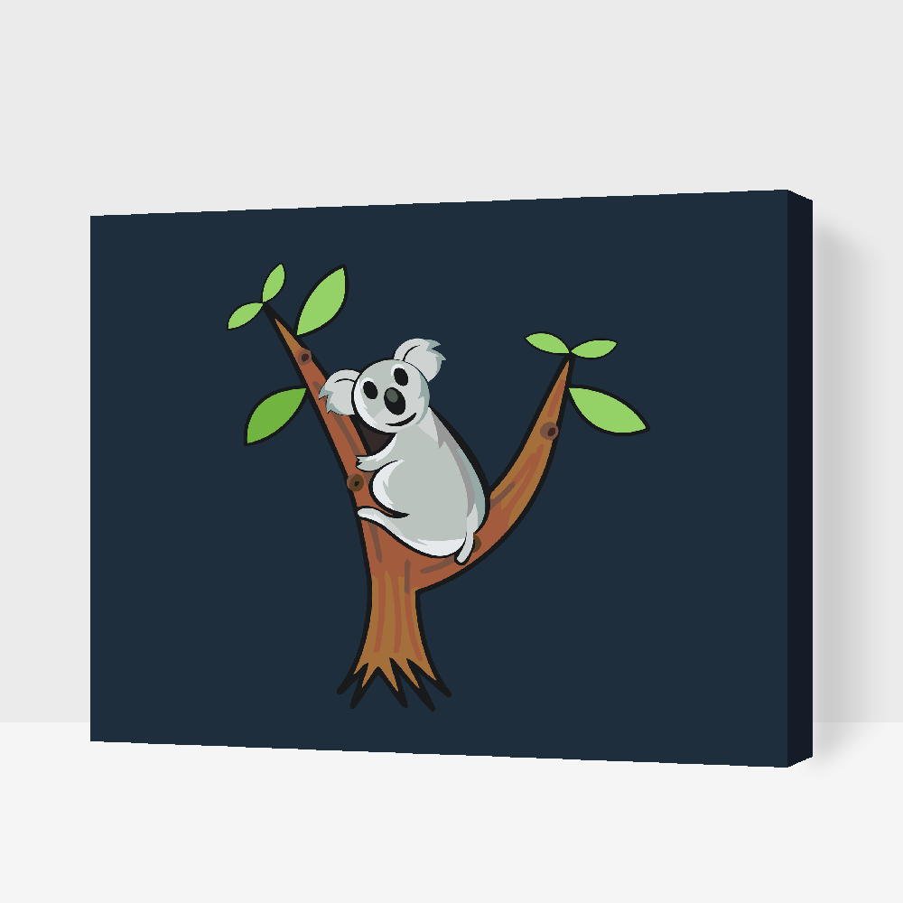 Paint by number - Koala på træet