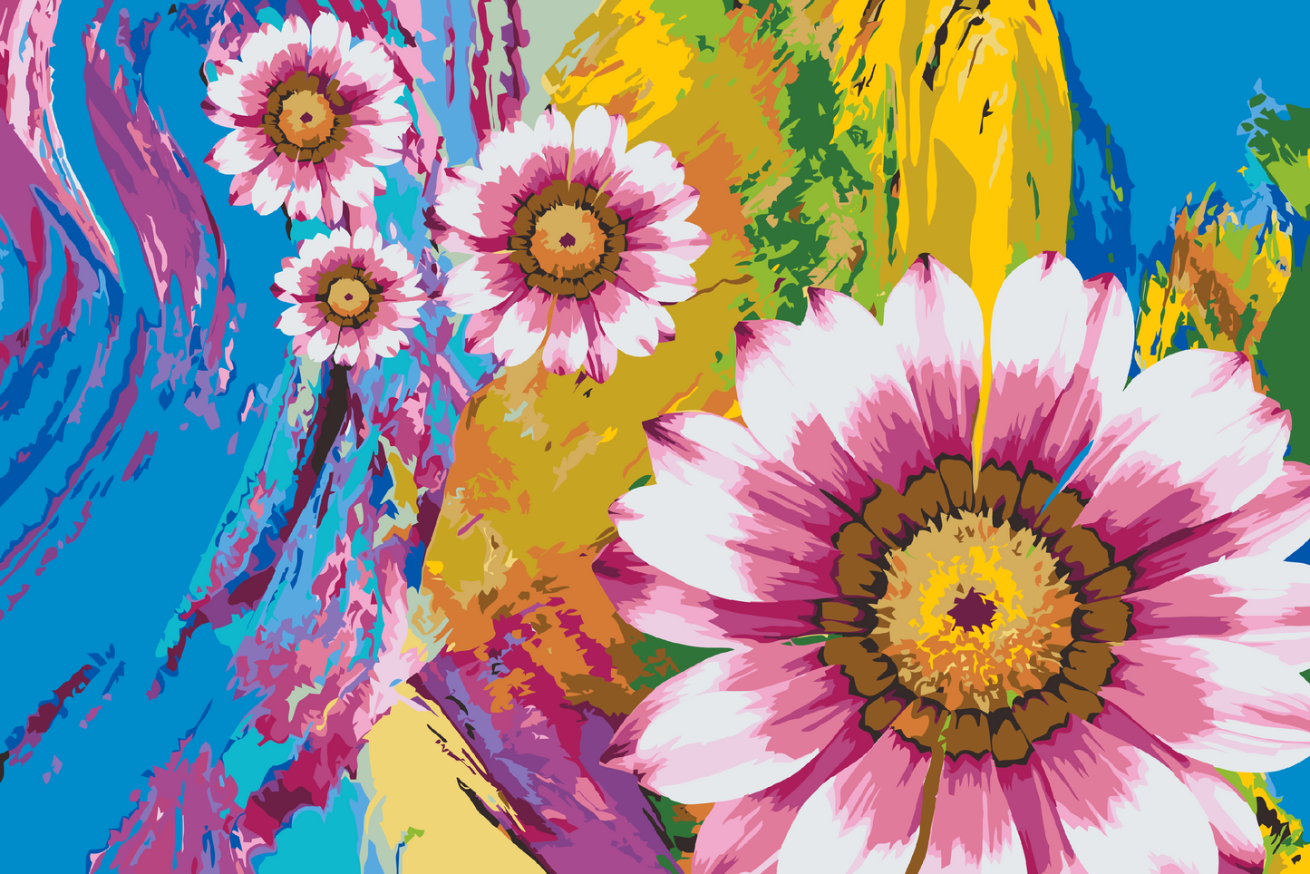 Paint by number - Sommerblomster