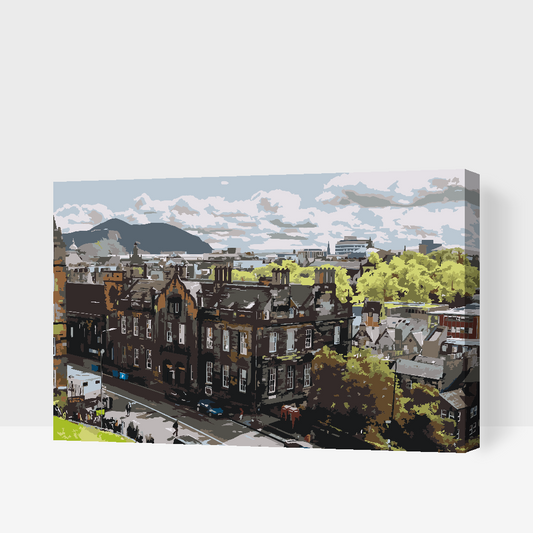 Paint by number - Edinburgh