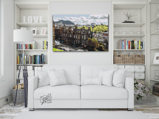 Paint by number - Edinburgh