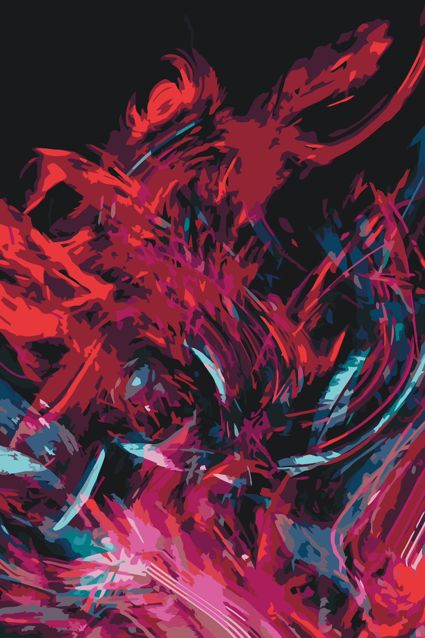 Paint by number - Aftrak kunst