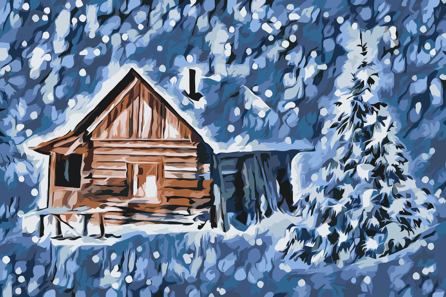 Paint by number - Eventyrhuset