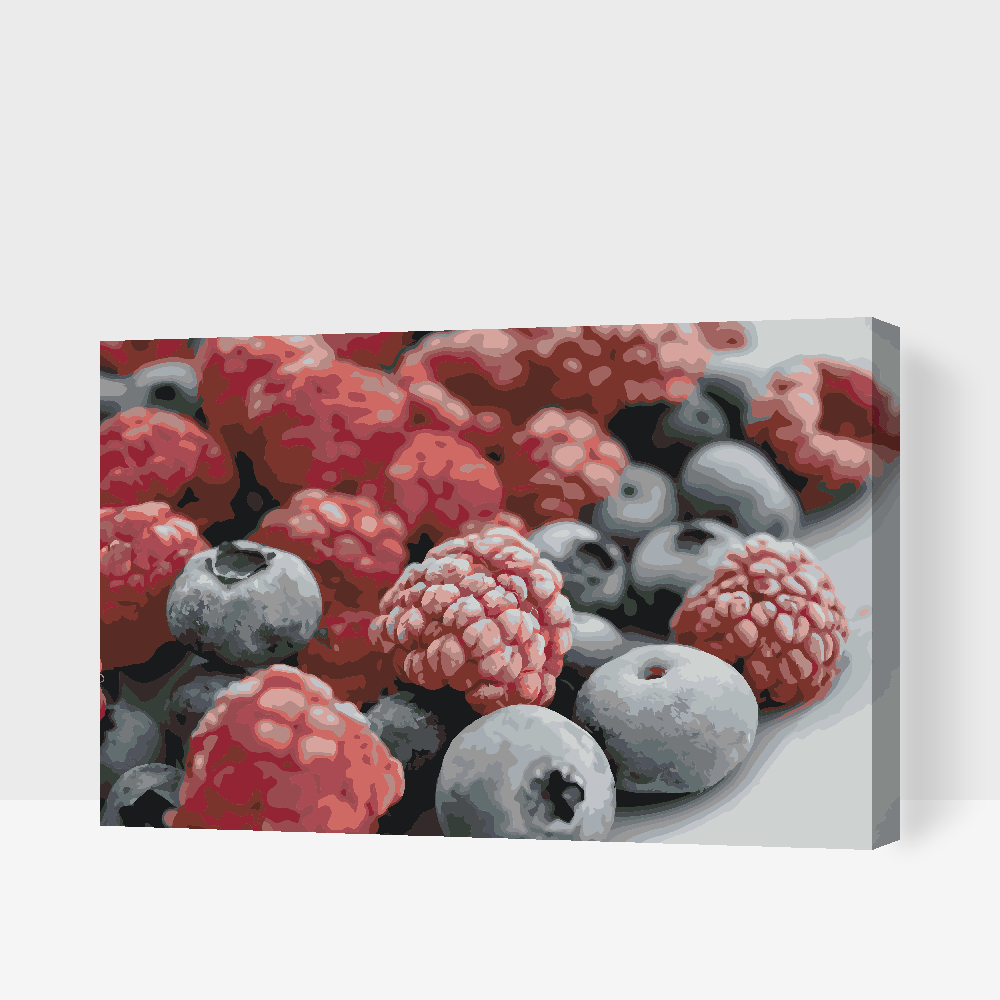Paint by number - Frosne frugter