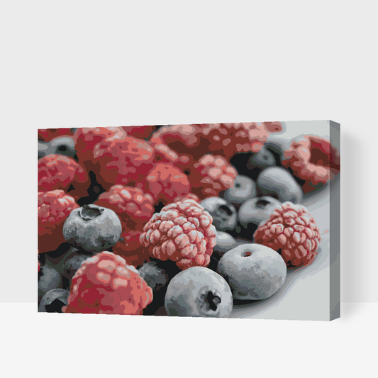 Paint by number - Frosne frugter