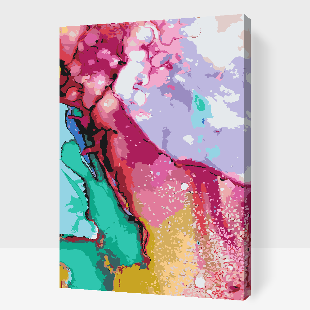 Paint by number - Farverig kunst