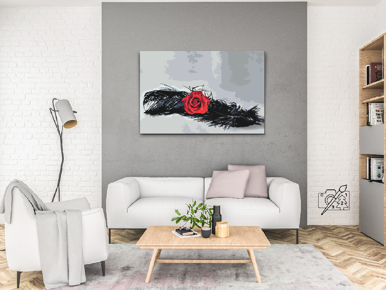 Paint by number - Rose fra Garden