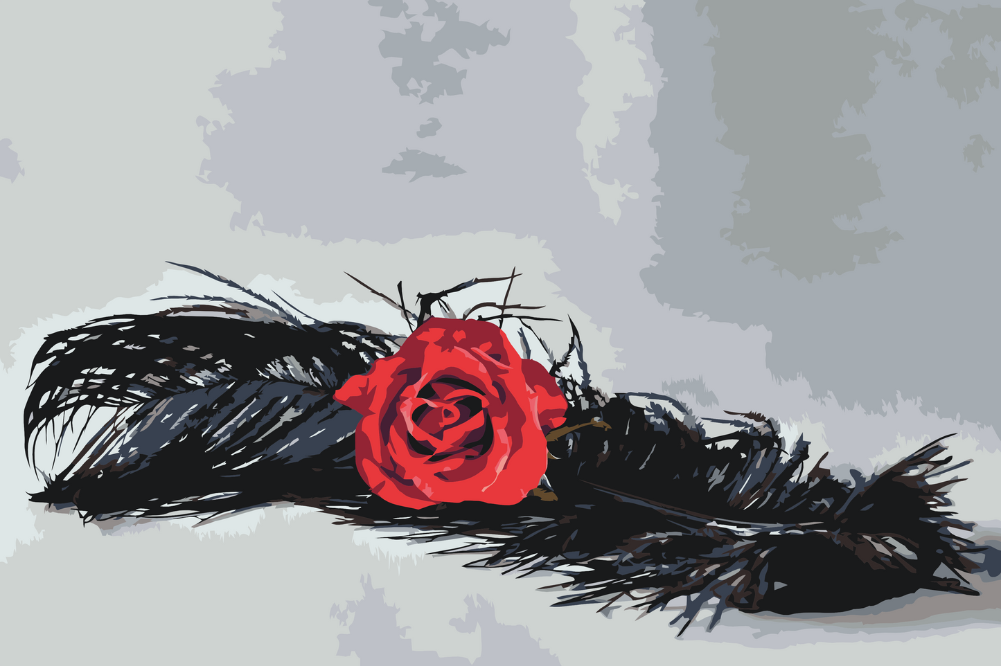 Paint by number - Rose fra Garden