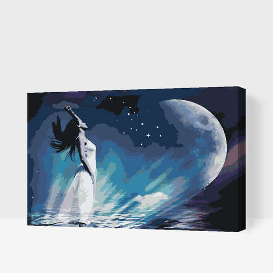 Paint by number - Kvinde i rummet