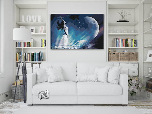 Paint by number - Kvinde i rummet