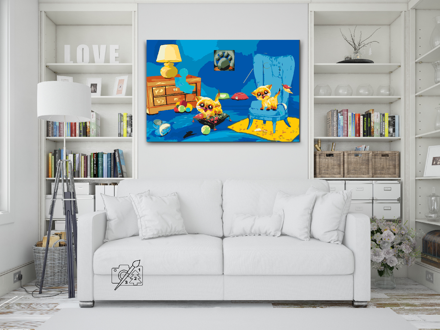Paint by number - Kattehjørnet
