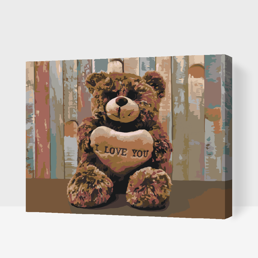 Paint by number - Jeg elsker dig, Teddy