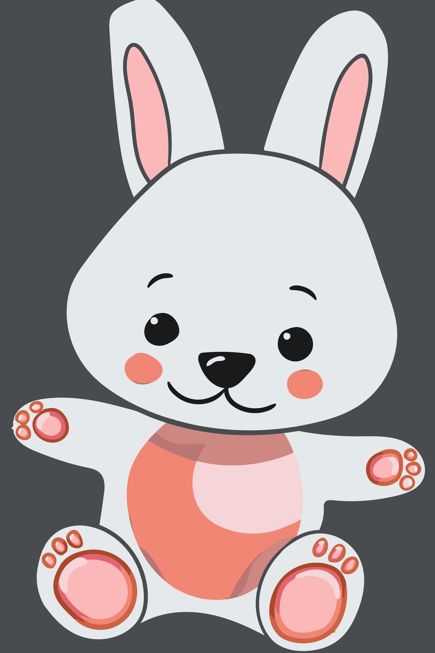 Paint by number - Kanin på et kram