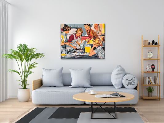 Paint by number - Bage en kage